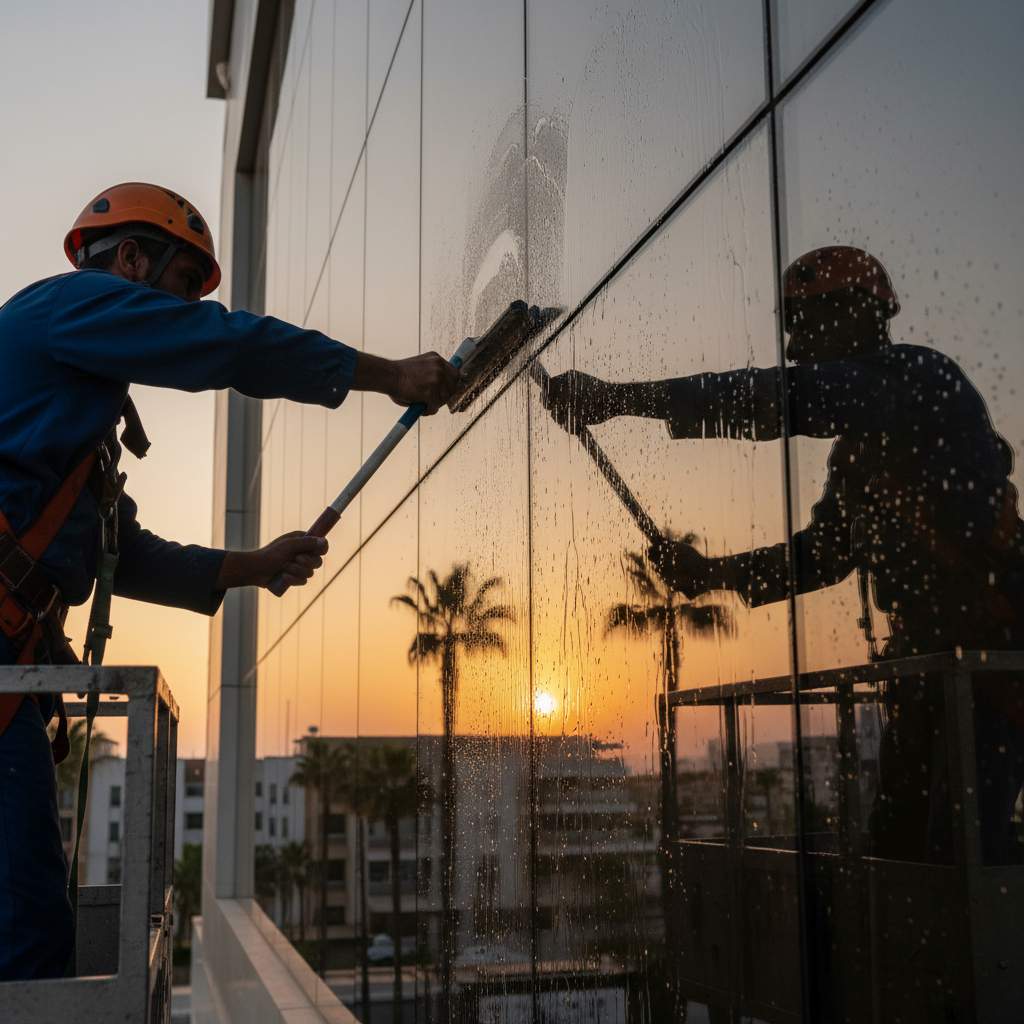Dış Cephe Cam Temizliği · Temizlik Kıbrıs