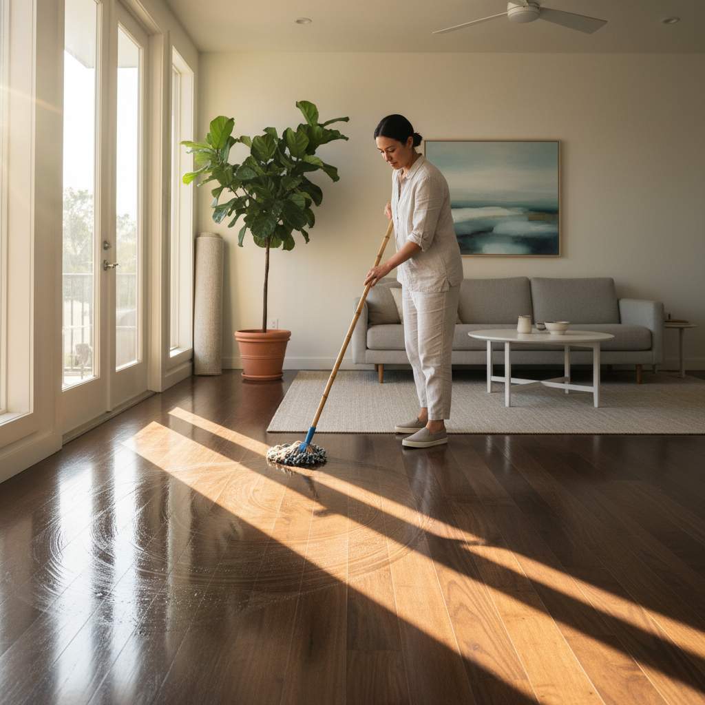 Temiz ve düzenli bir oturma odası